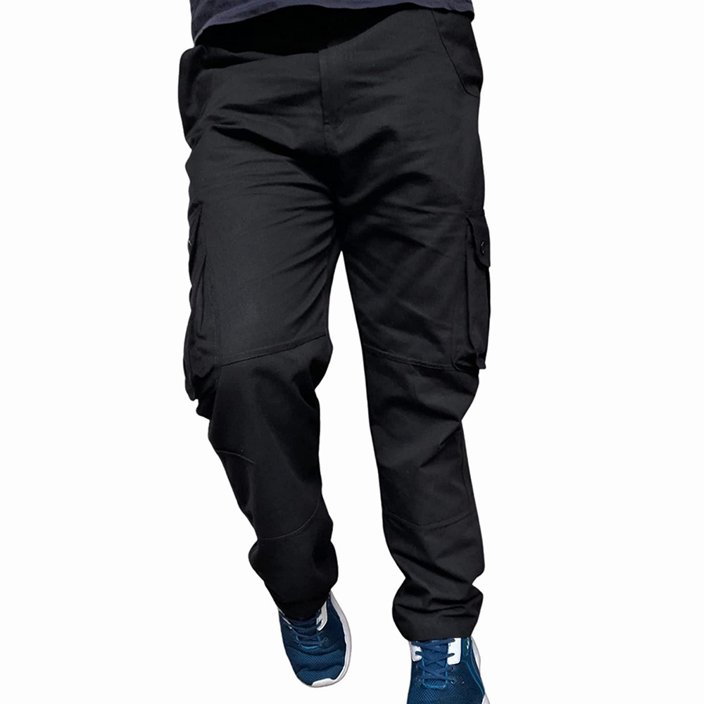 Hestic Sports Wear Mens Cargo Trousers Work Wear Cargo Pans With Side Pocket Full Pants Casual Men Hiking Pants Outdoors Trousers Cargo Pants